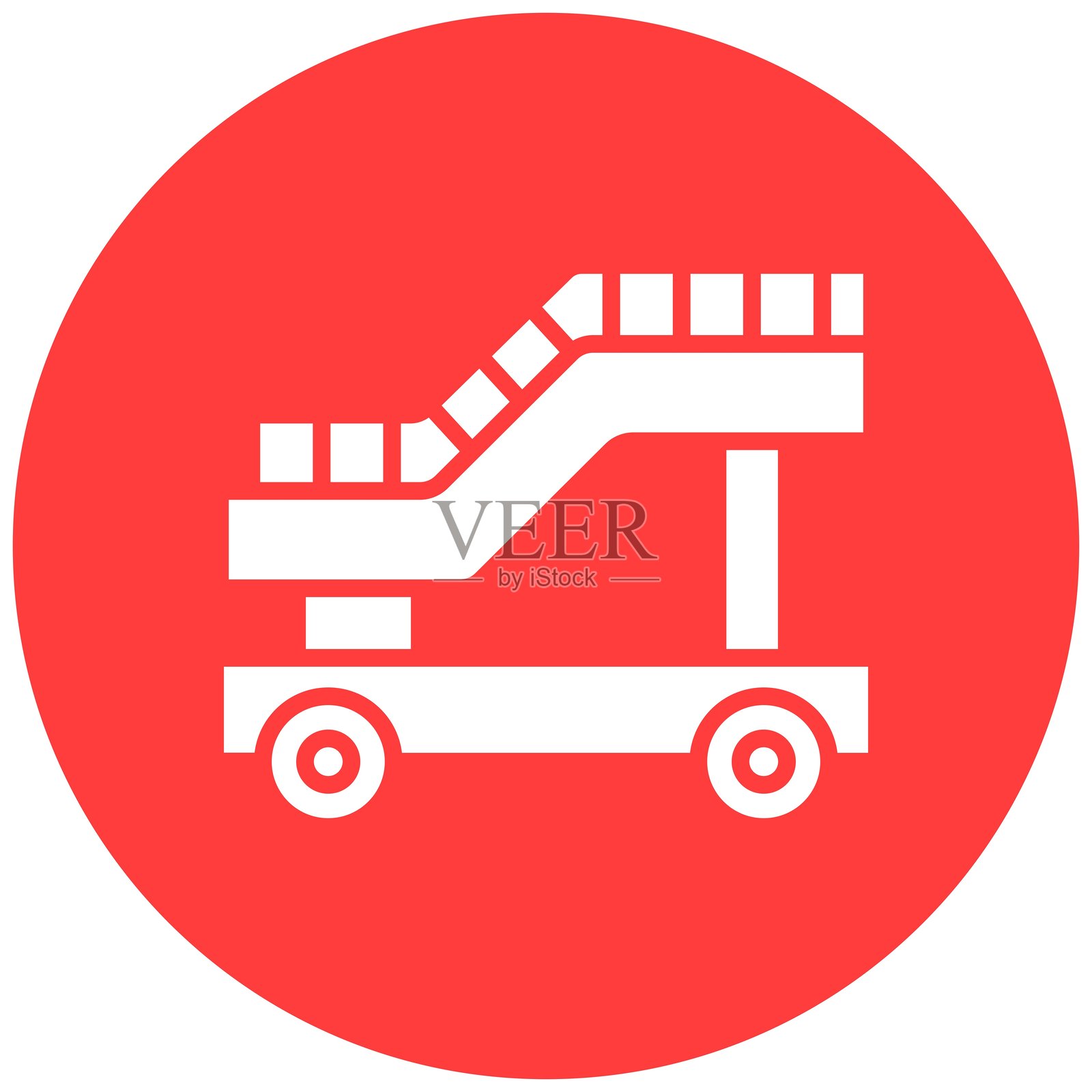 飞机梯子矢量图标设计插图插画图片素材