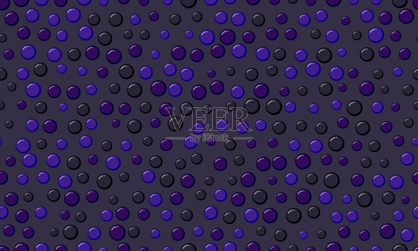 圆点图案与抽象几何圆形。非常适合无缝壁纸、纺织印花或带有创意风格的时尚背景。插画图片素材