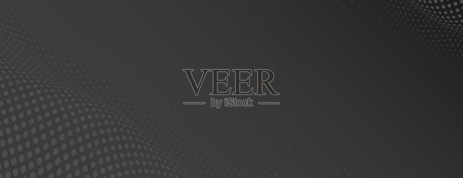 深灰色半色调渐变背景。插画图片素材