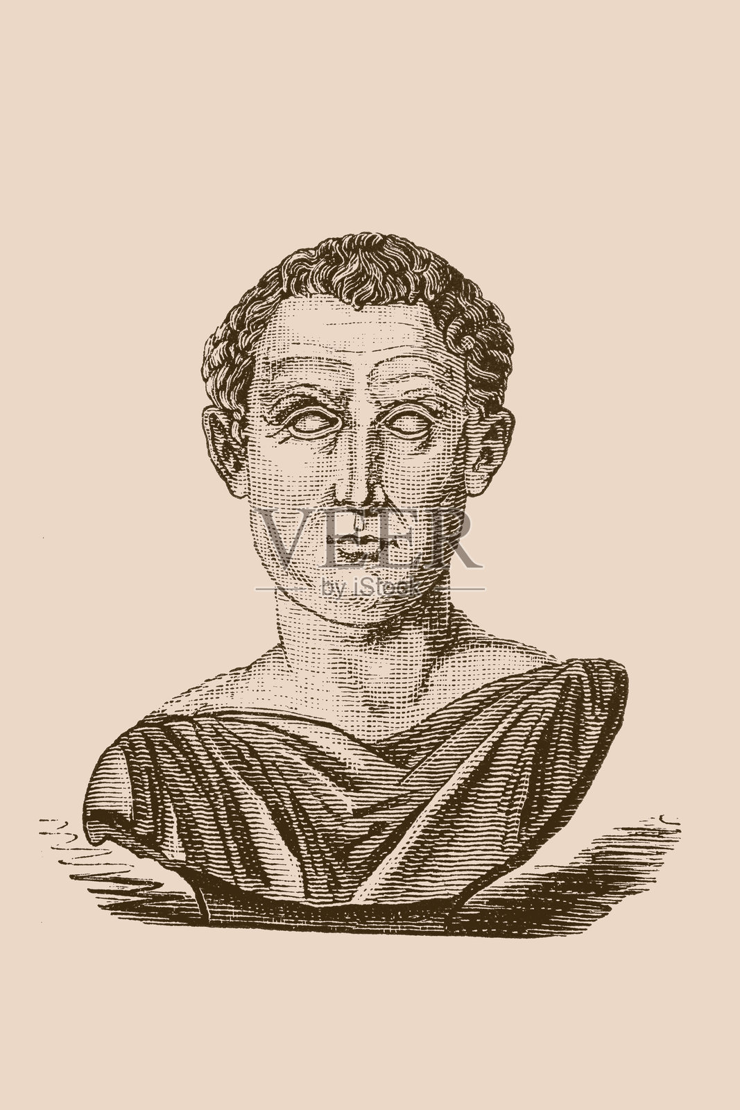 梅南德（公元前342/341年-约公元前291/290年），希腊剧作家照片摄影图片