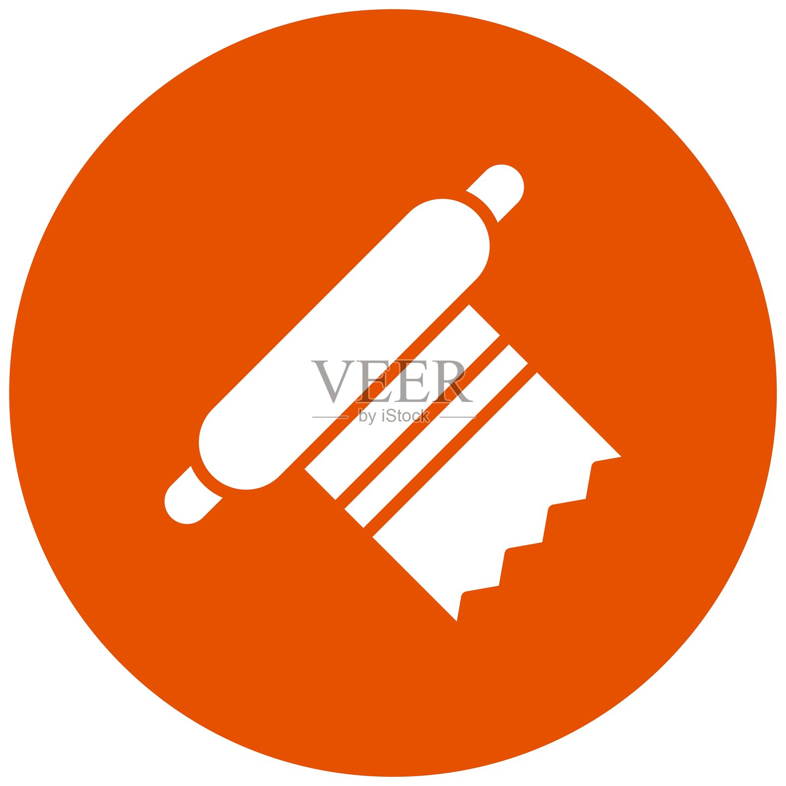 塑料包装膜矢量图标设计插图插画图片素材