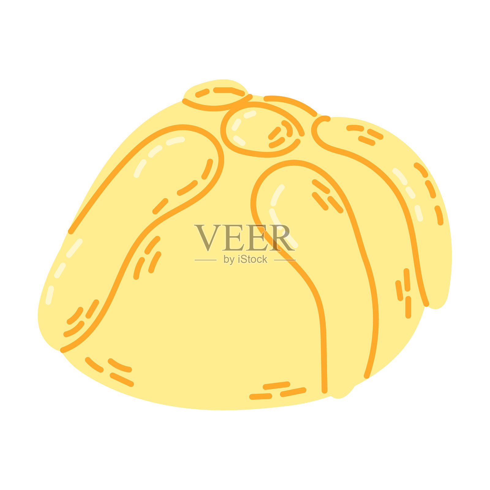 墨西哥传统亡灵面包的插图插画图片素材