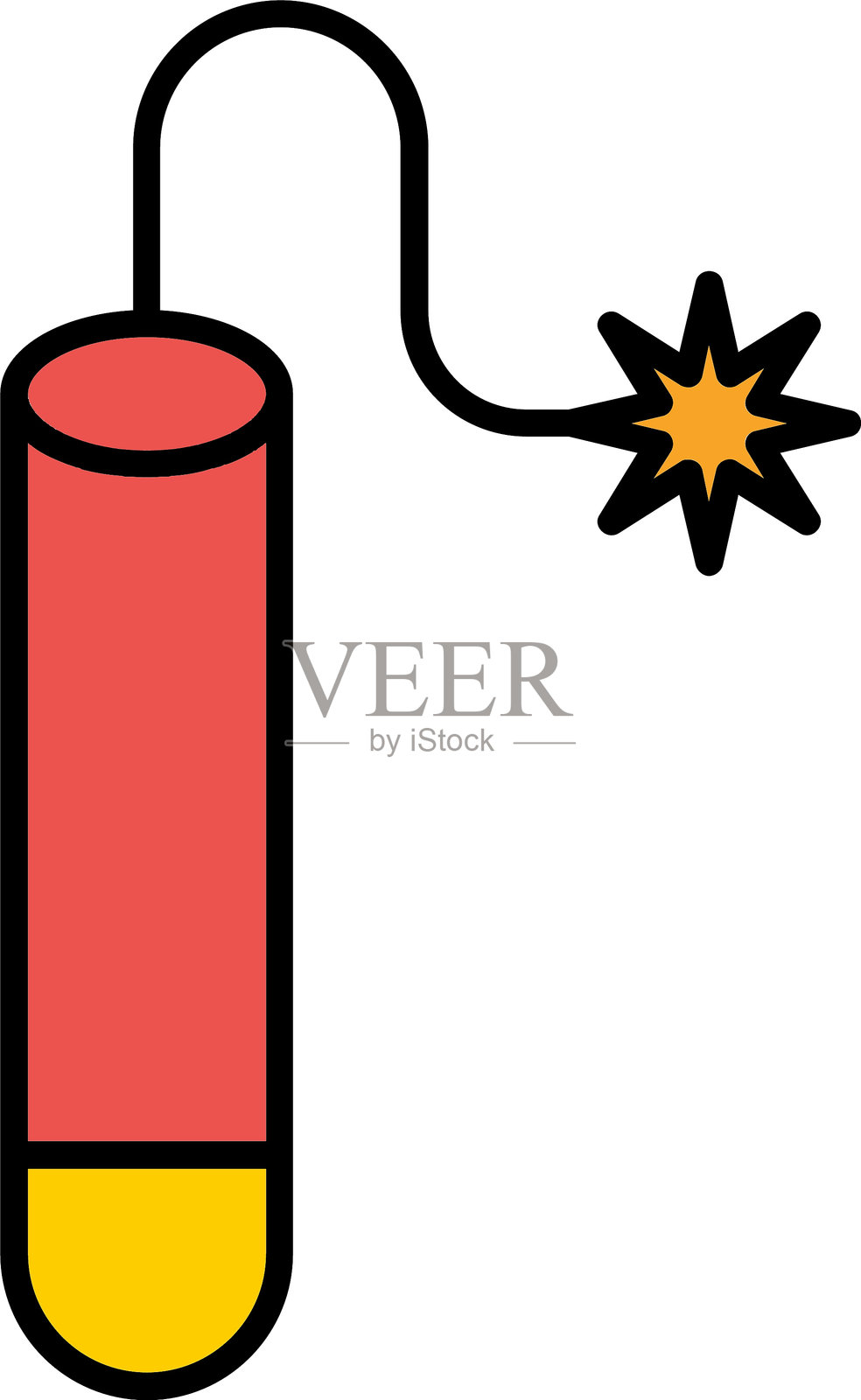 TNT线填充图标设计插画图片素材