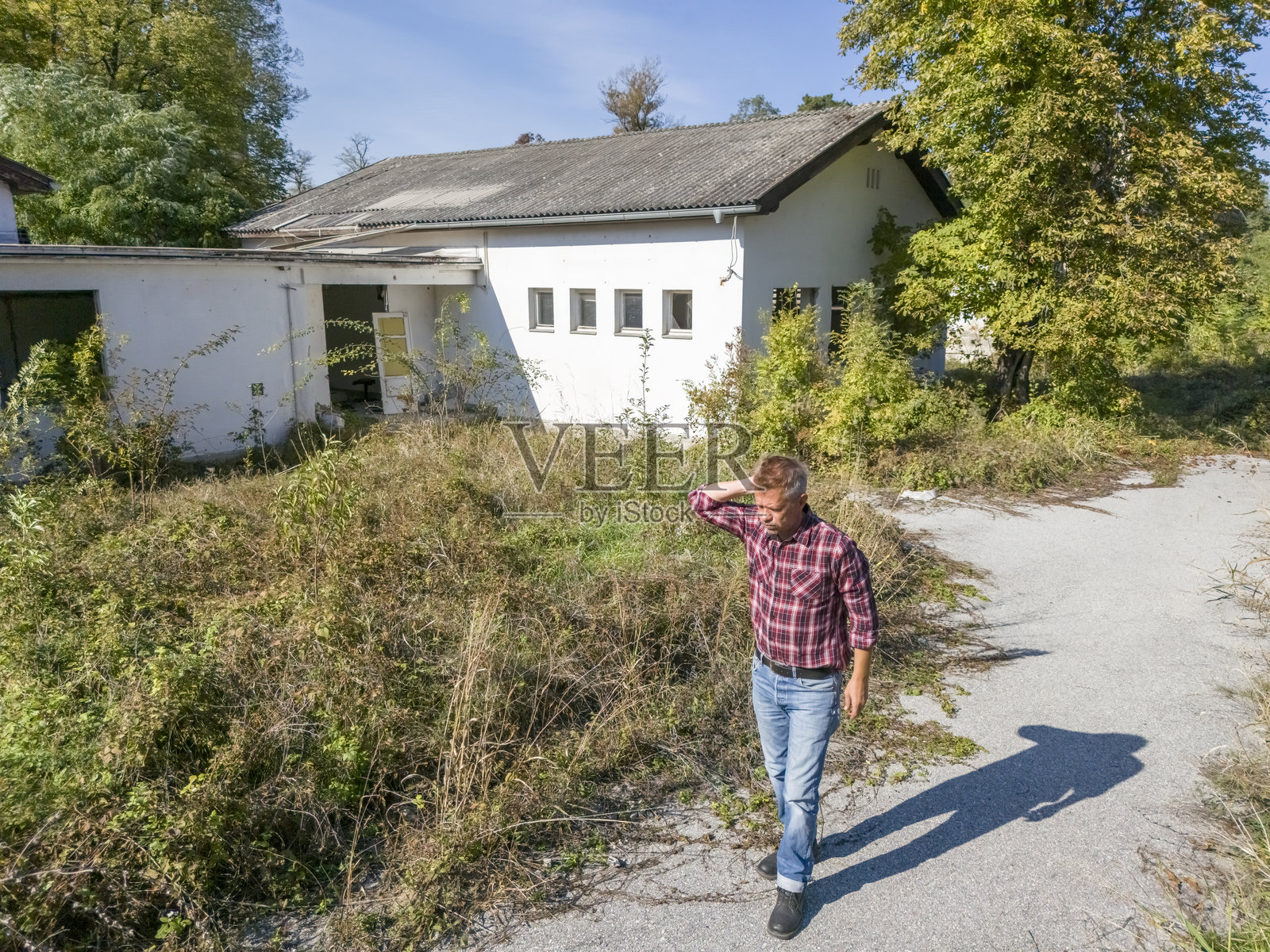 破败的旧工业照片摄影图片