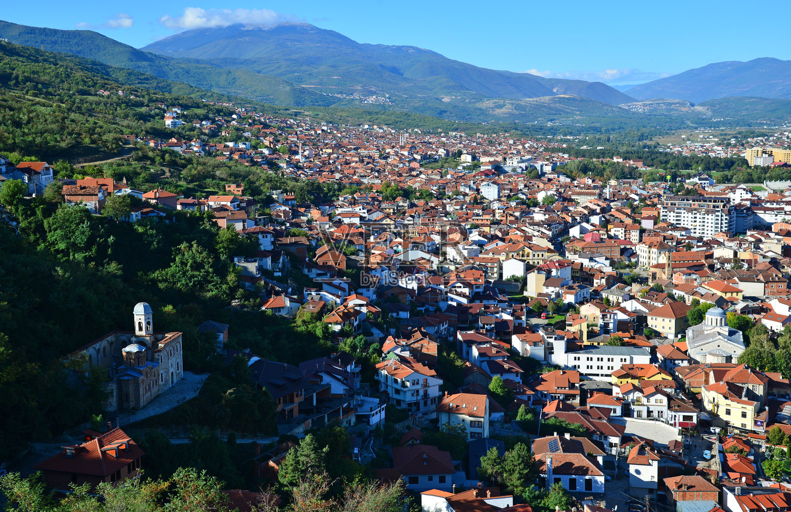 科索沃普里兹伦的景观照片摄影图片
