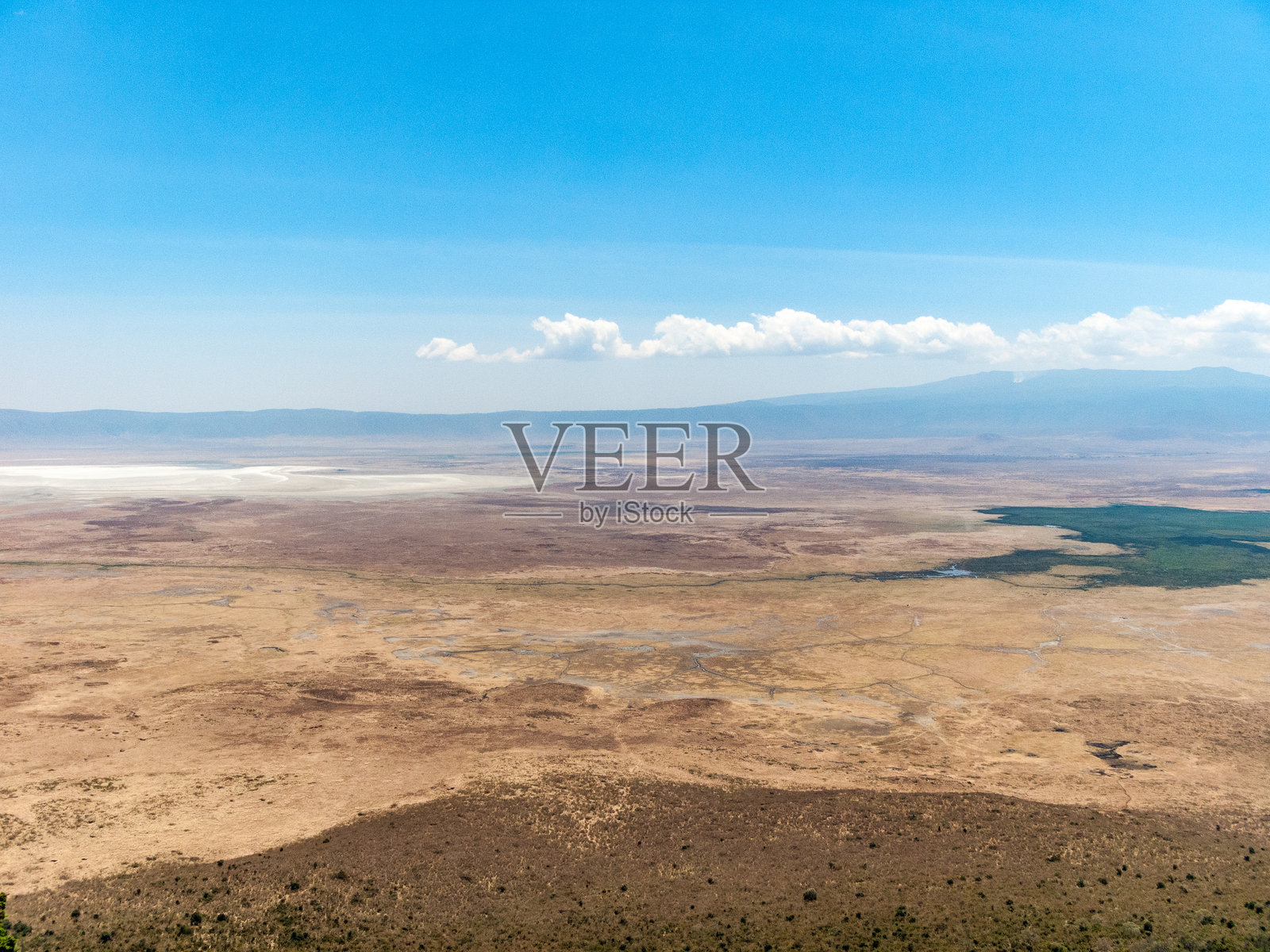 坦桑尼亚恩戈罗恩戈罗火山口地区的景观照片摄影图片