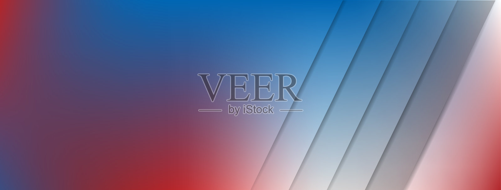 抽象渐变背景，带有多彩的几何模糊和对角线插画图片素材