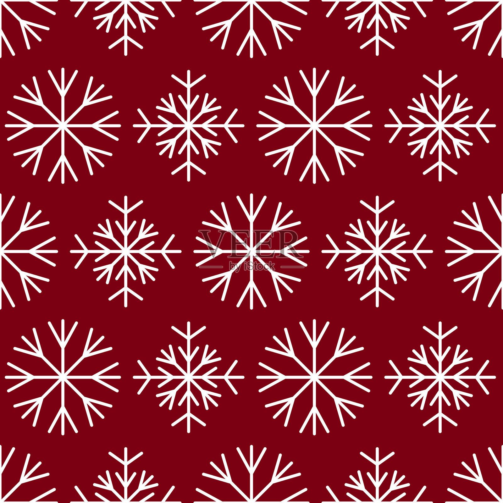 雪花图案插画图片素材