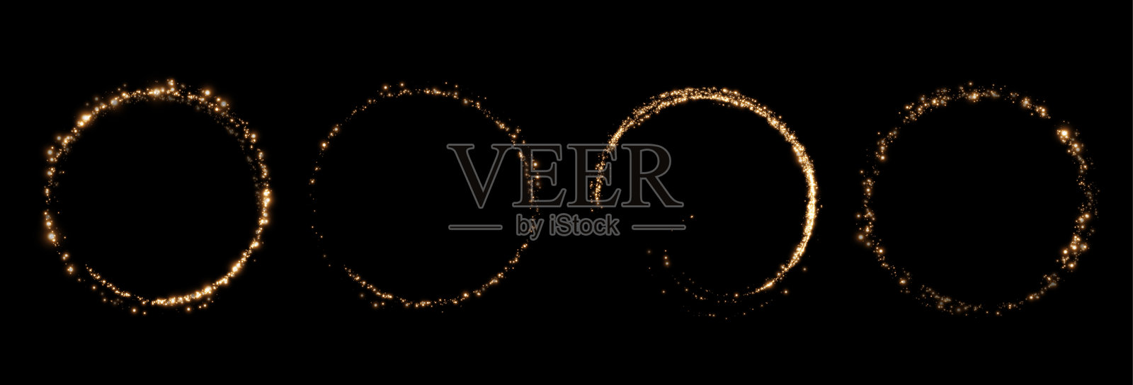 霓虹蓝色框架的烟雾云。五彩霓虹光漩涡或传送门框架。霓虹速度地狱隧道插图。蓝色、绿色、粉色、白色、金色。插画图片素材