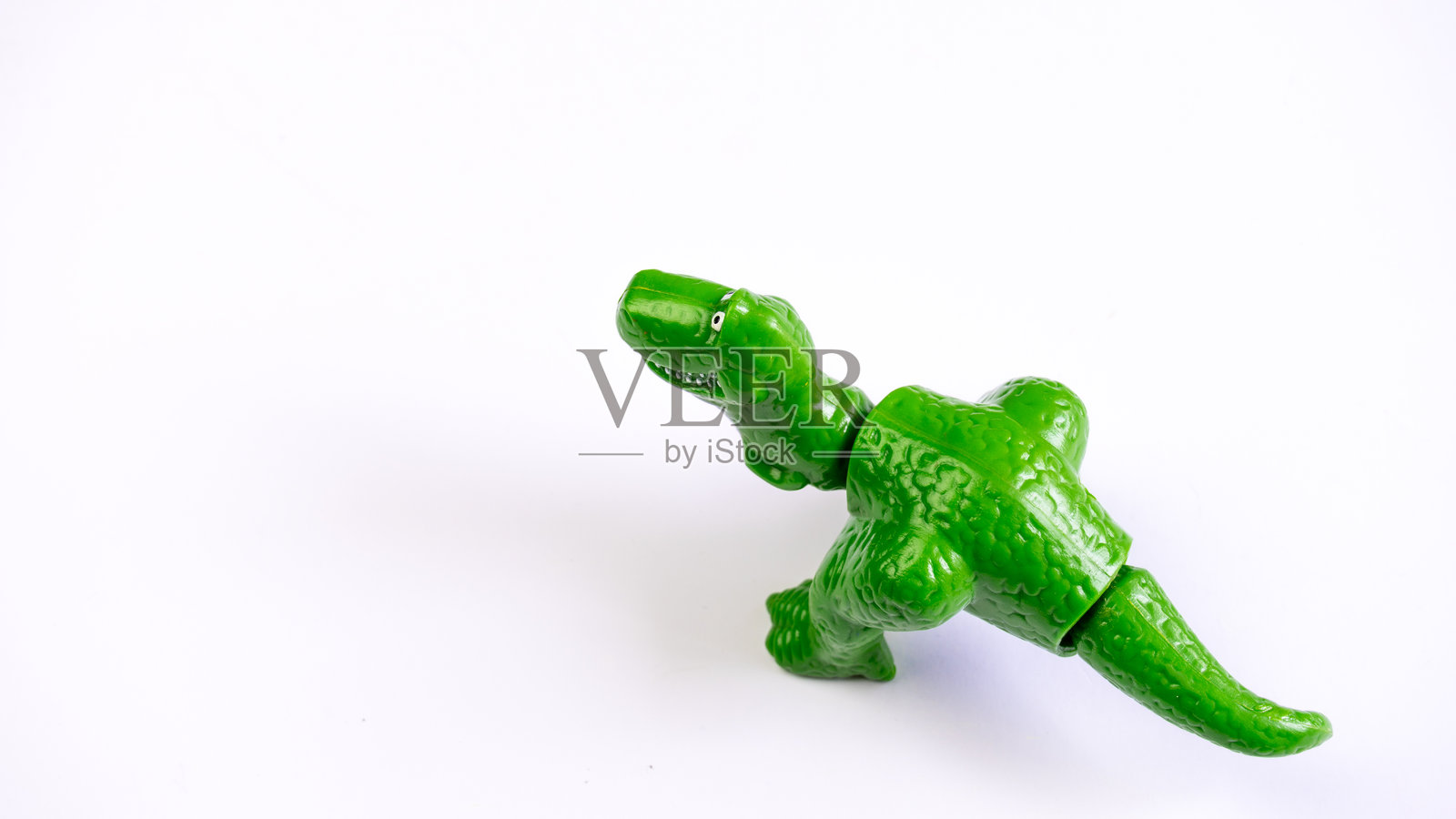 玩具总动员中的绿色恐龙玩具角色雷克斯照片摄影图片
