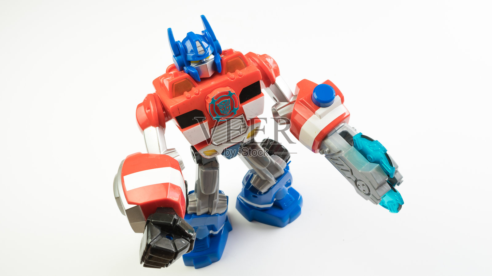 变形金刚救援机器人动画中的擎天柱形象照片摄影图片