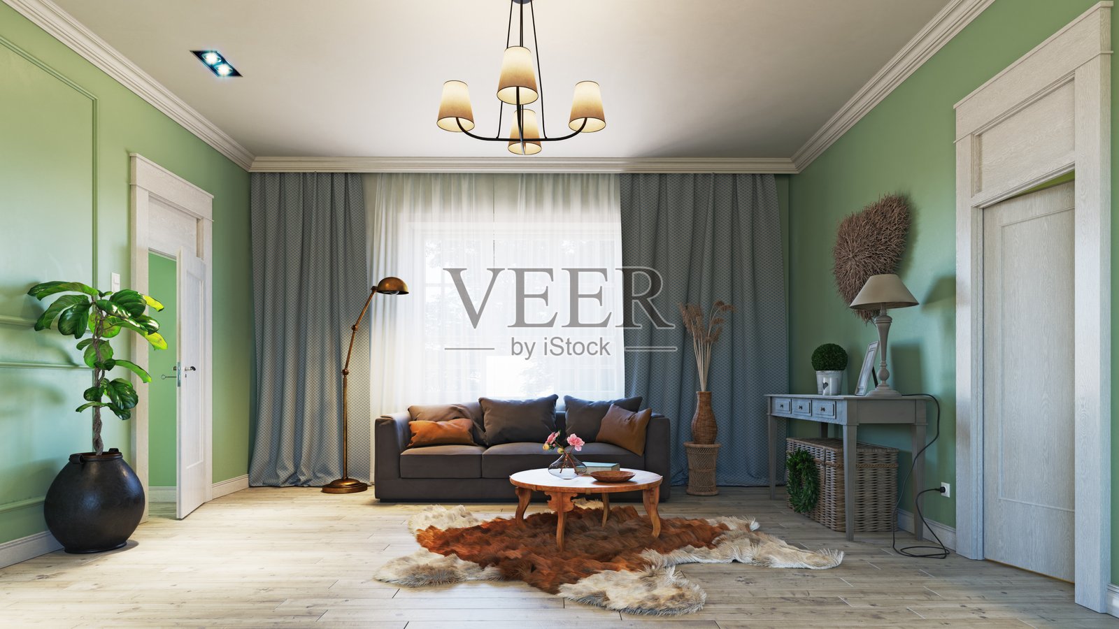 现代客厅照片摄影图片