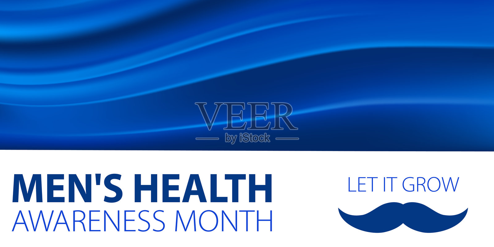 男性健康意识月网页横幅插画图片素材