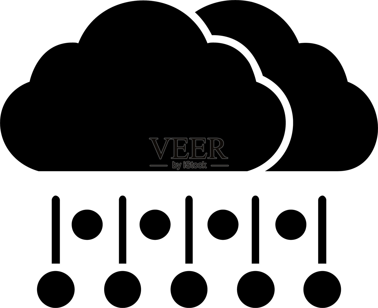 冰雹图标设计插画图片素材