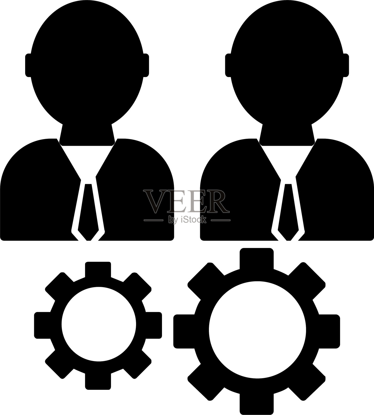 团队管理图标设计插画图片素材