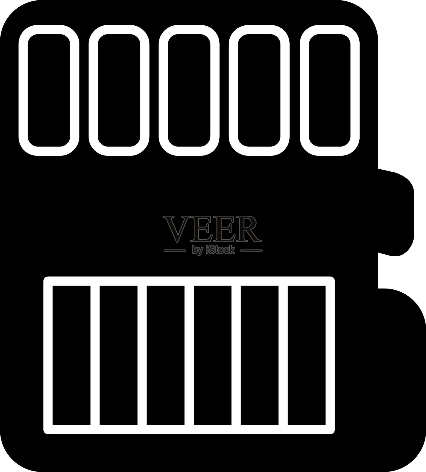 记忆卡片图标设计插画图片素材