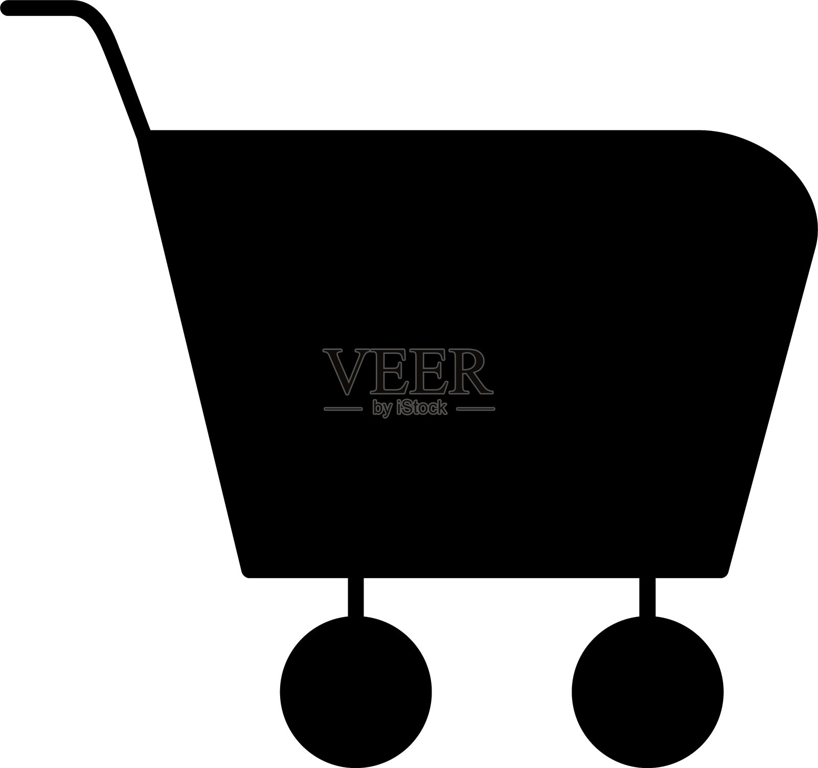 购物车图标设计插画图片素材