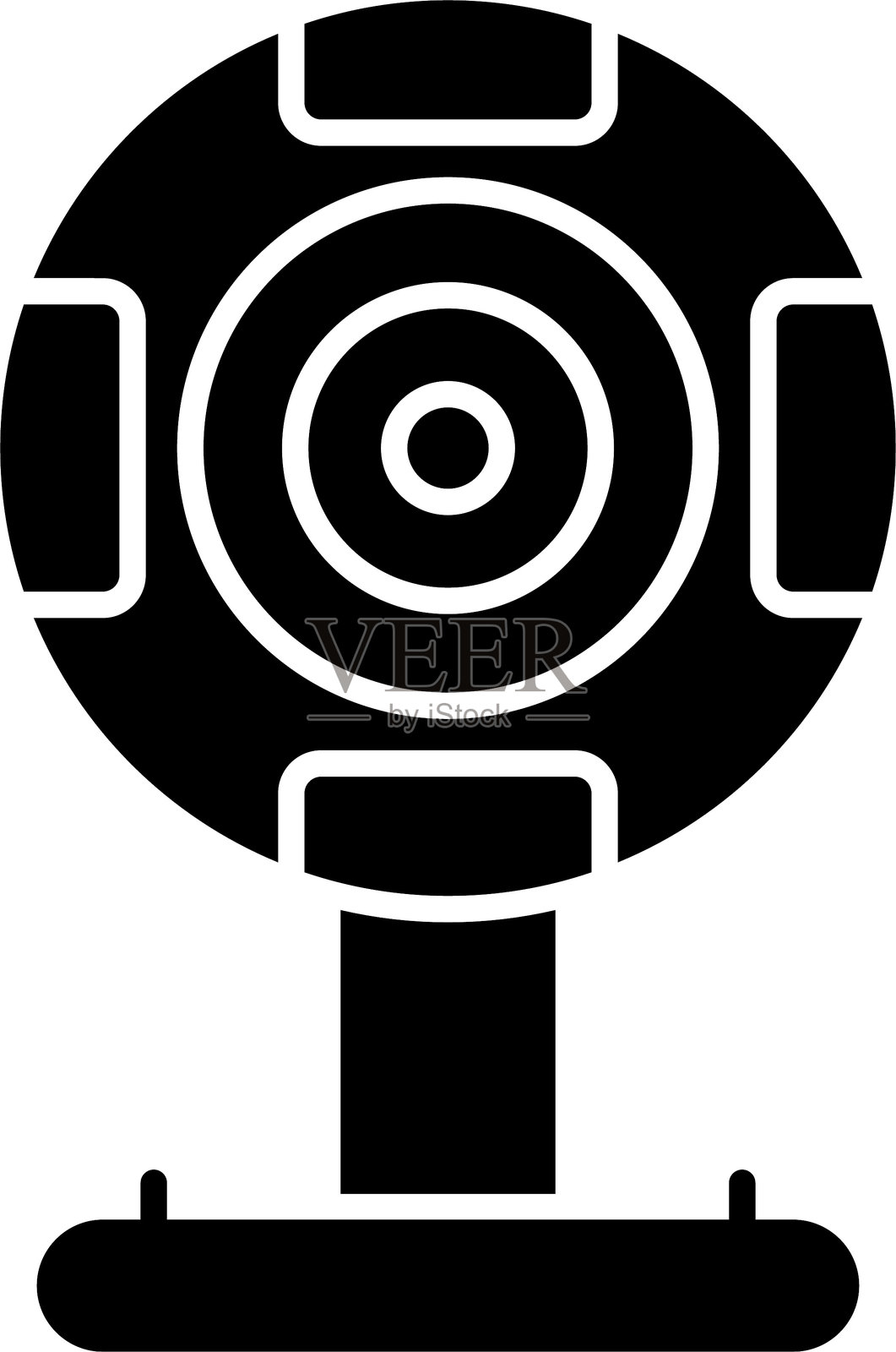 网络摄像头图标设计插画图片素材