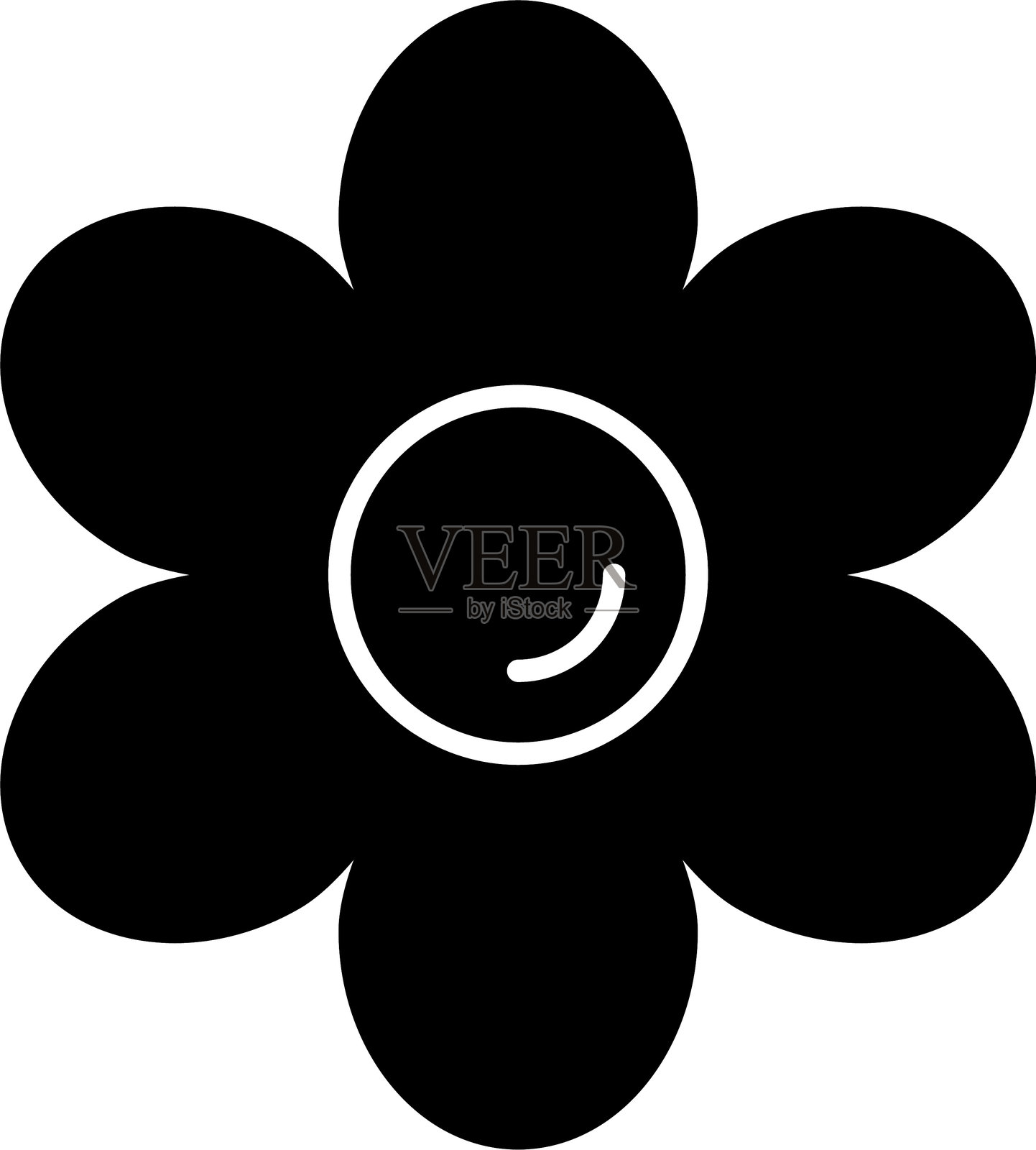 雏菊图标设计插画图片素材