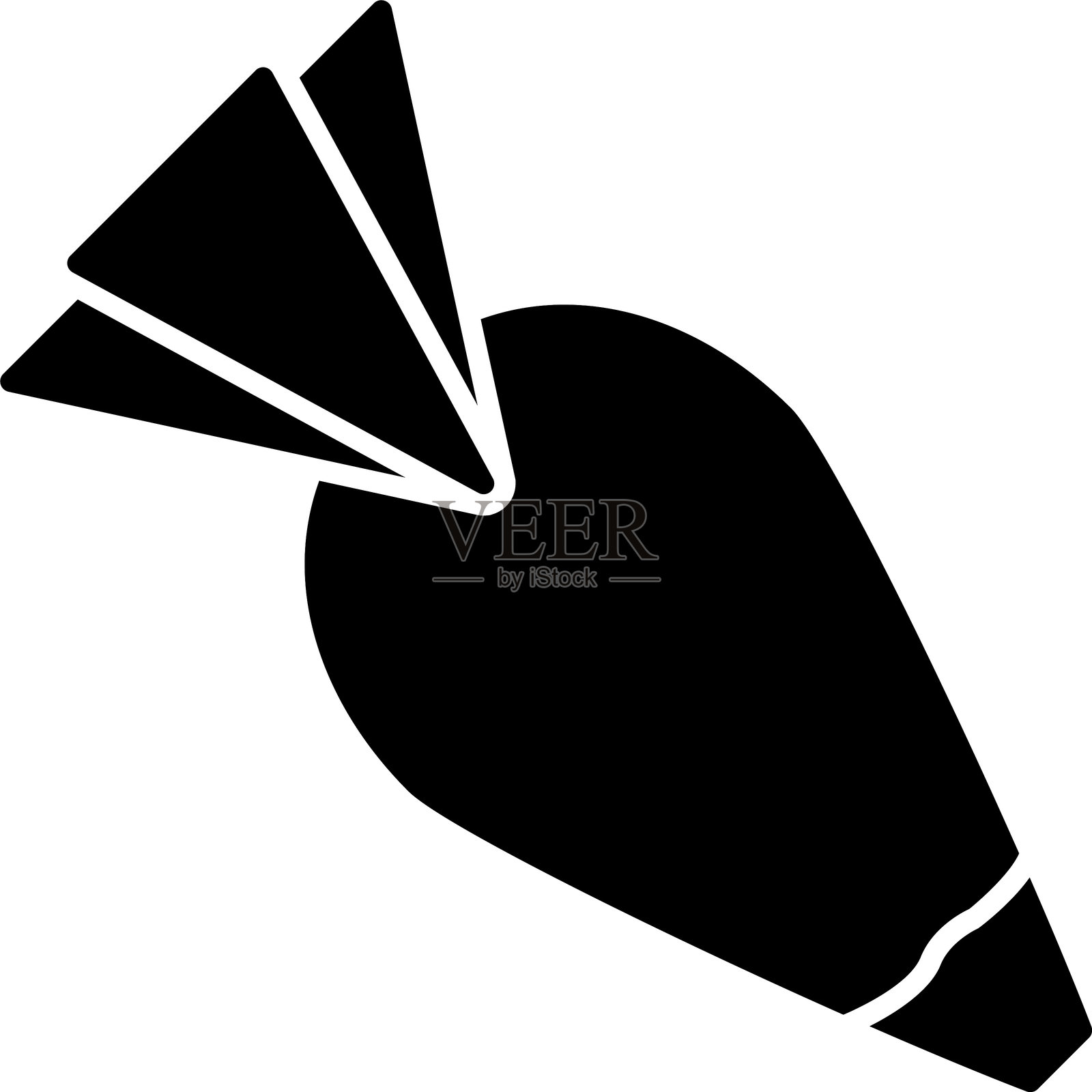 糕点袋图标设计插画图片素材