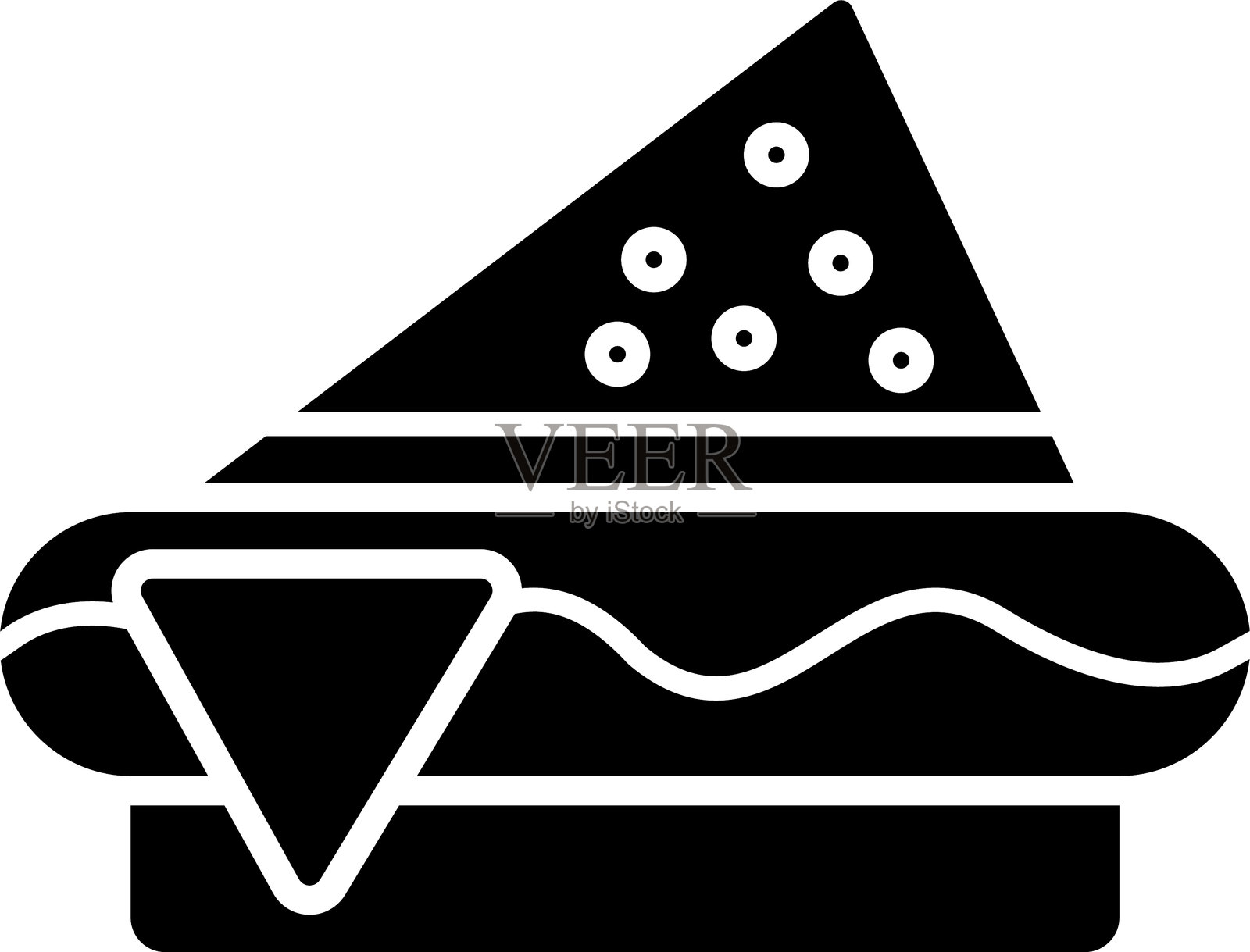 三明治图标设计插画图片素材