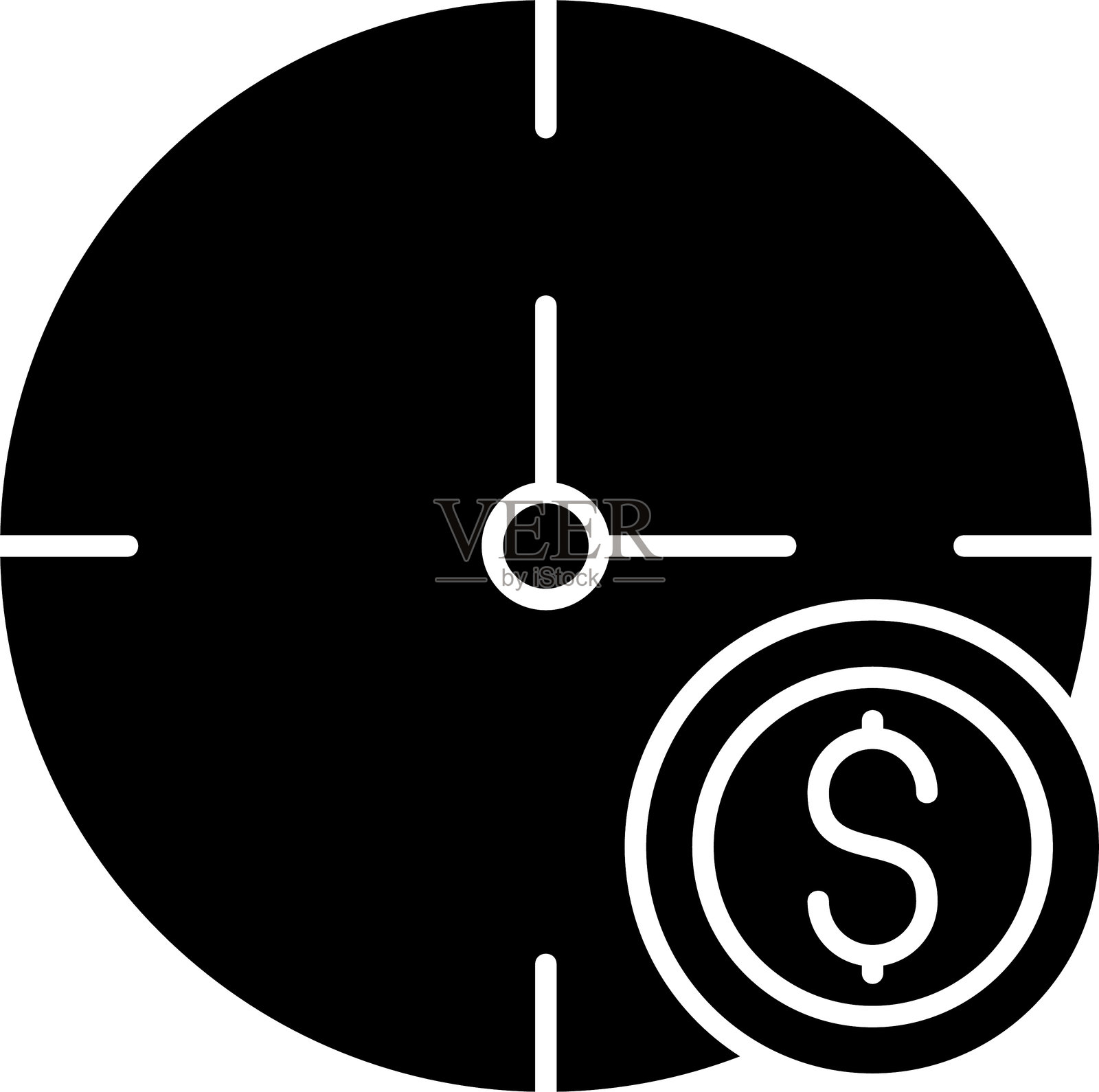 时间就是金钱图标设计插画图片素材