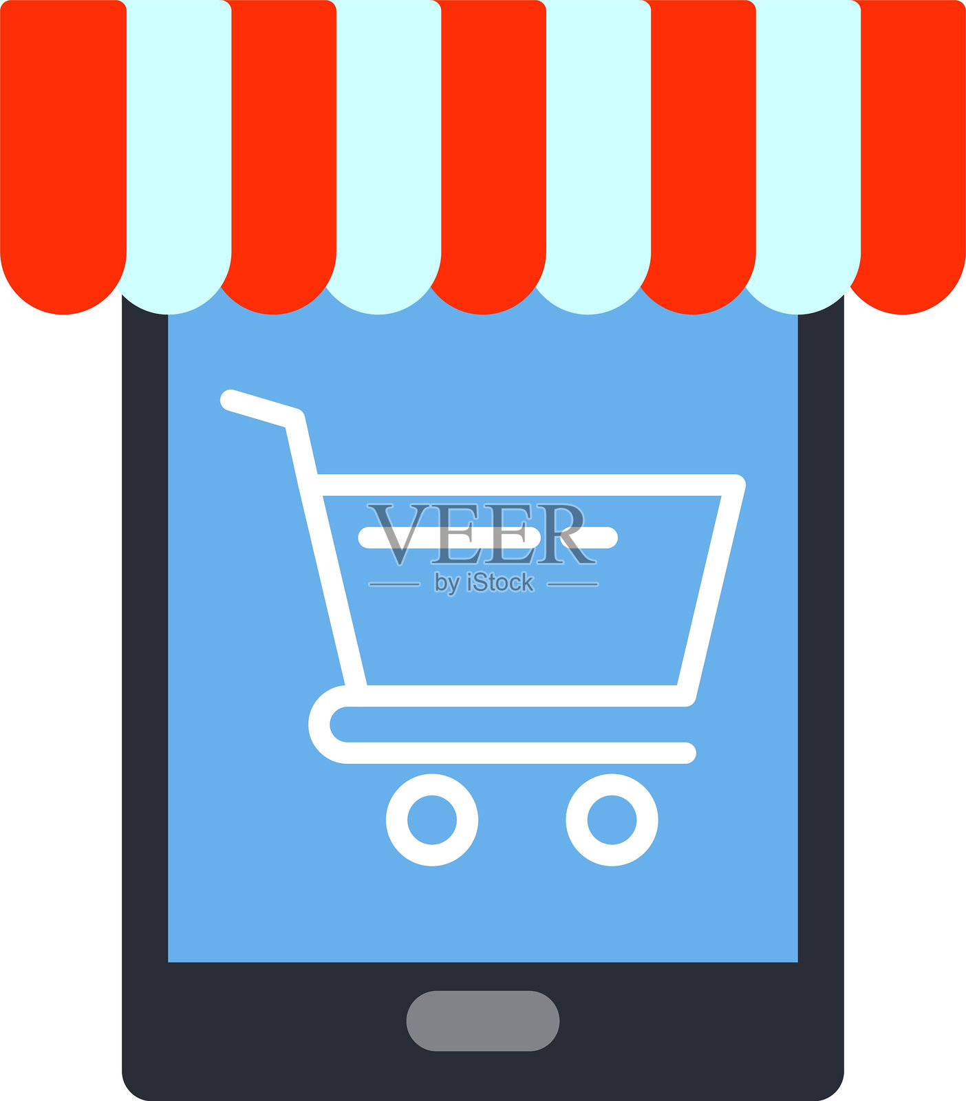 OnFlat商店扁平图标设计插画图片素材