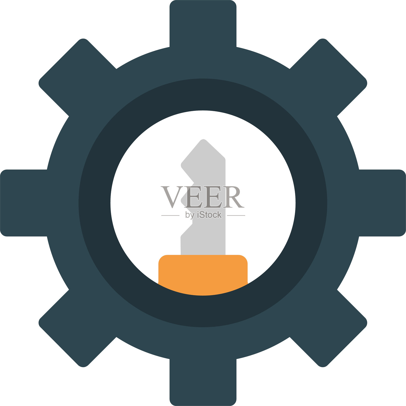 齿轮插画图片素材