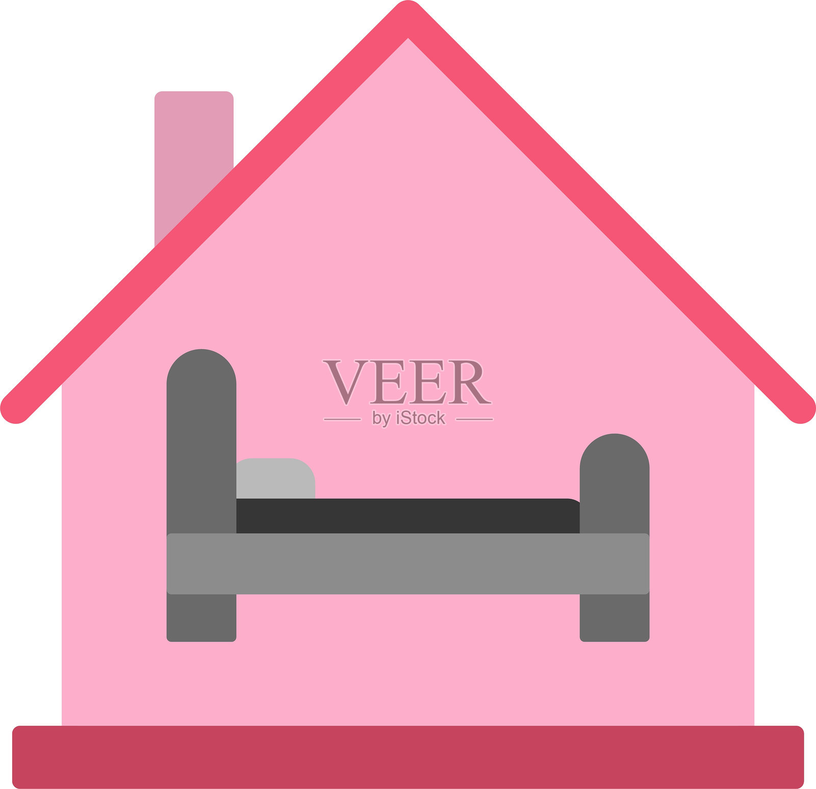 房间平面图标设计插画图片素材