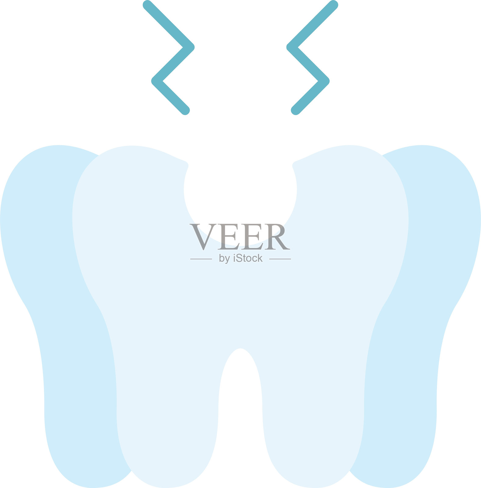 敏感平面图标设计插画图片素材