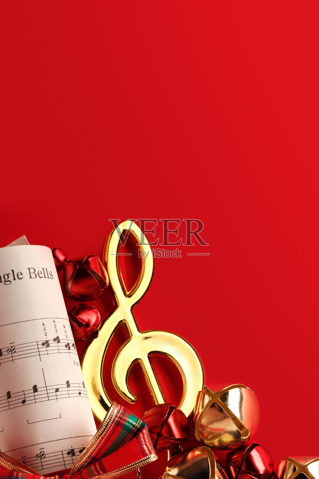 铃儿响叮当圣诞音乐照片摄影图片