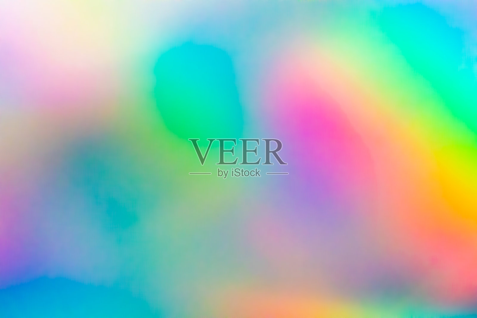 抽象模糊的全息彩虹箔光泽背景照片摄影图片