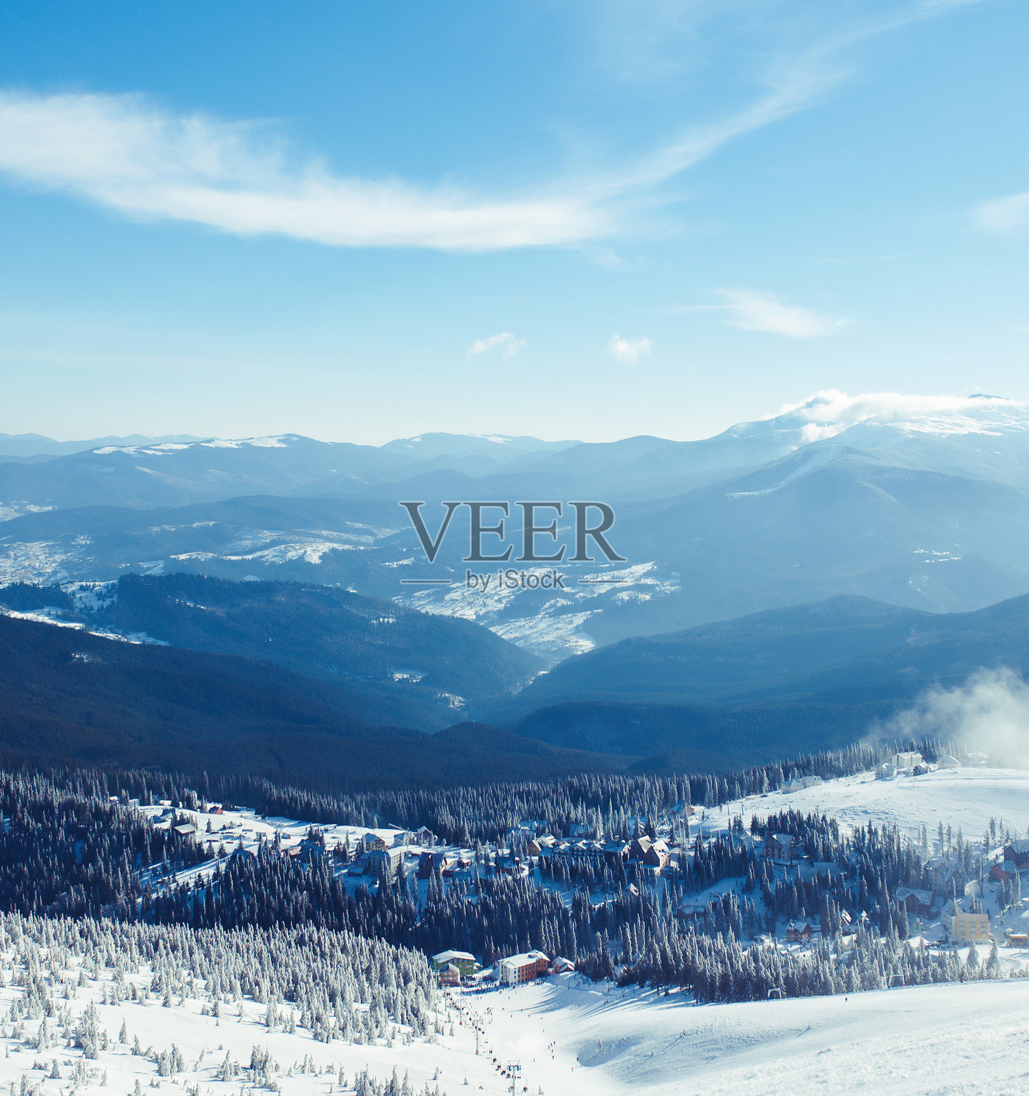 美丽的雪山，雪山风景照片摄影图片
