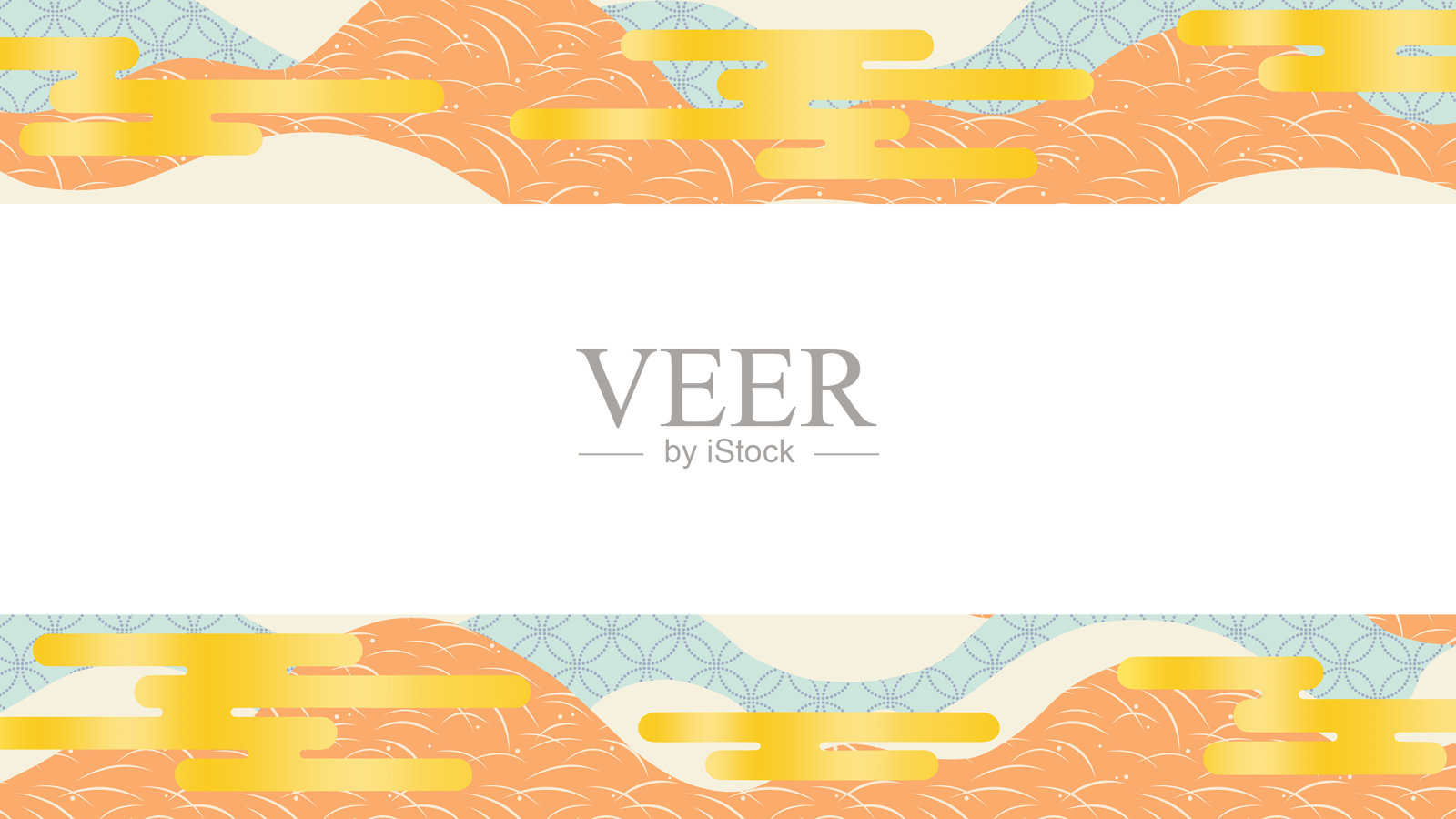 金色雾霭背景的日本图案背景插图素材照片摄影图片