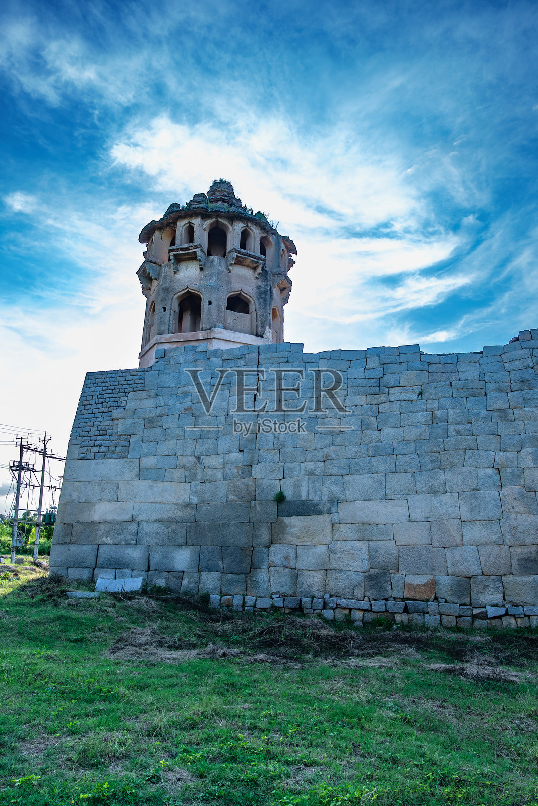 印度汉皮的古老建筑照片摄影图片
