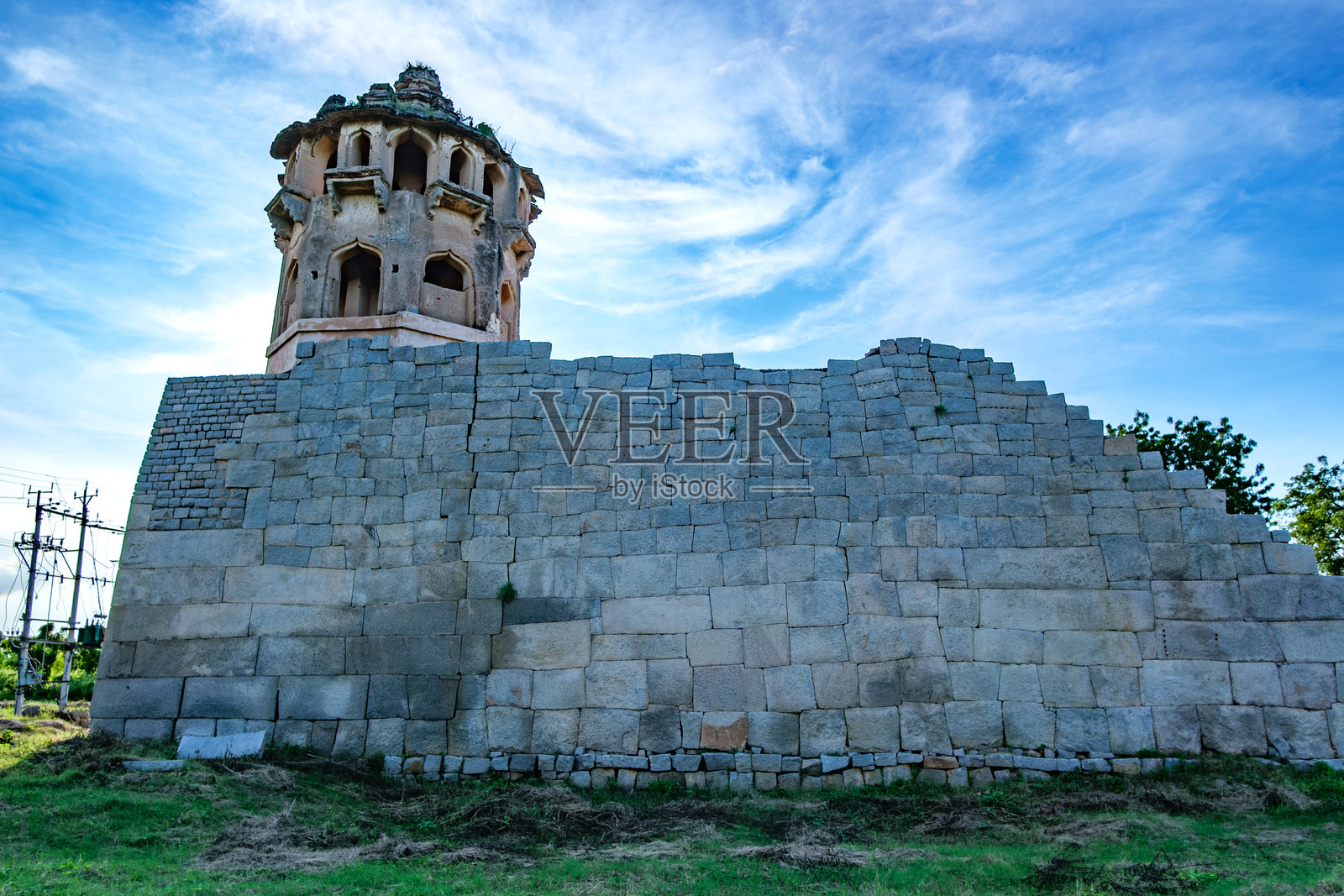 印度汉皮的古老建筑照片摄影图片