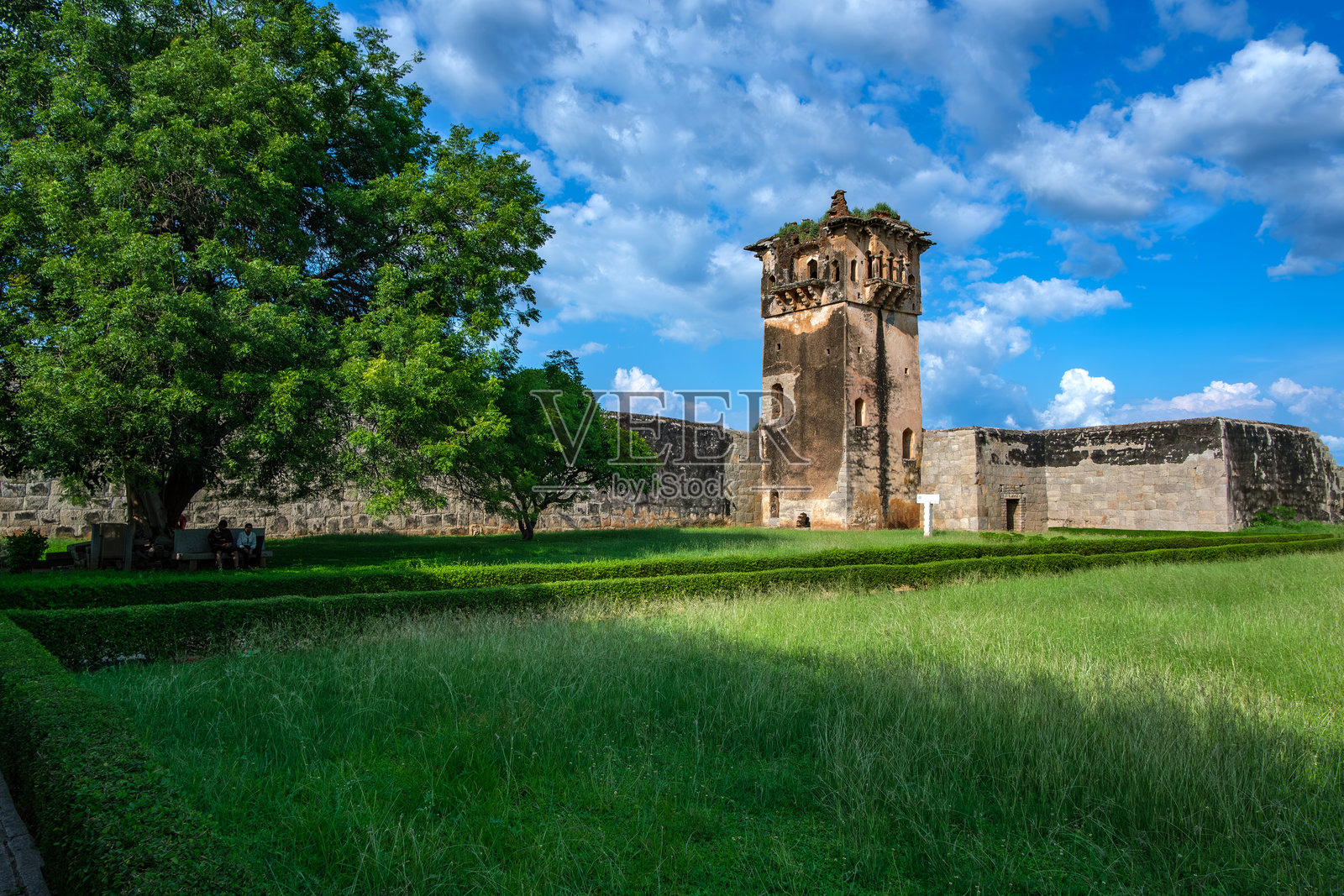 印度汉皮的古老建筑照片摄影图片