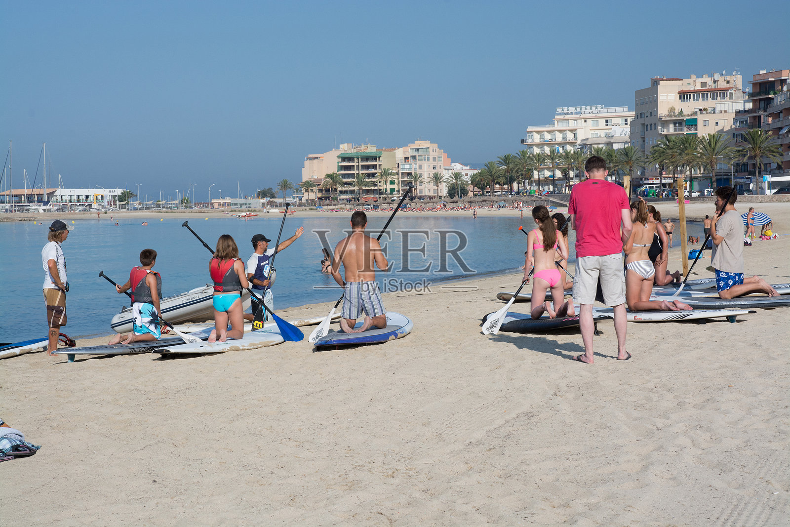 冲浪划水学校照片摄影图片