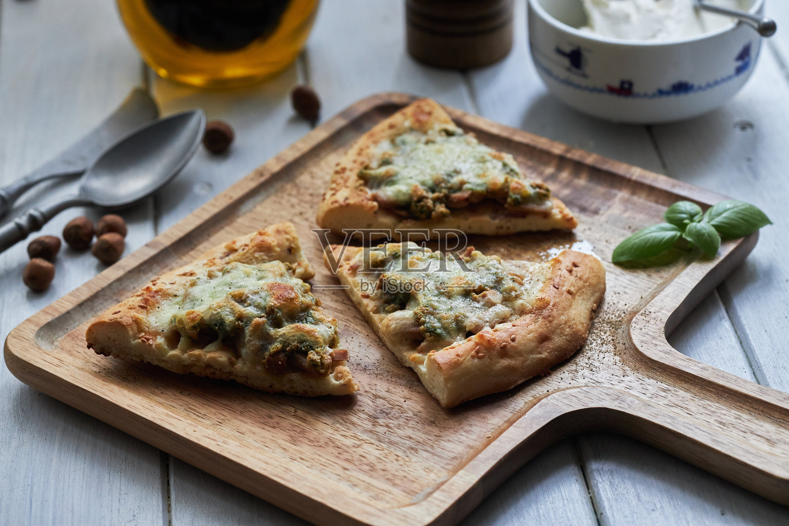 自制披萨照片摄影图片