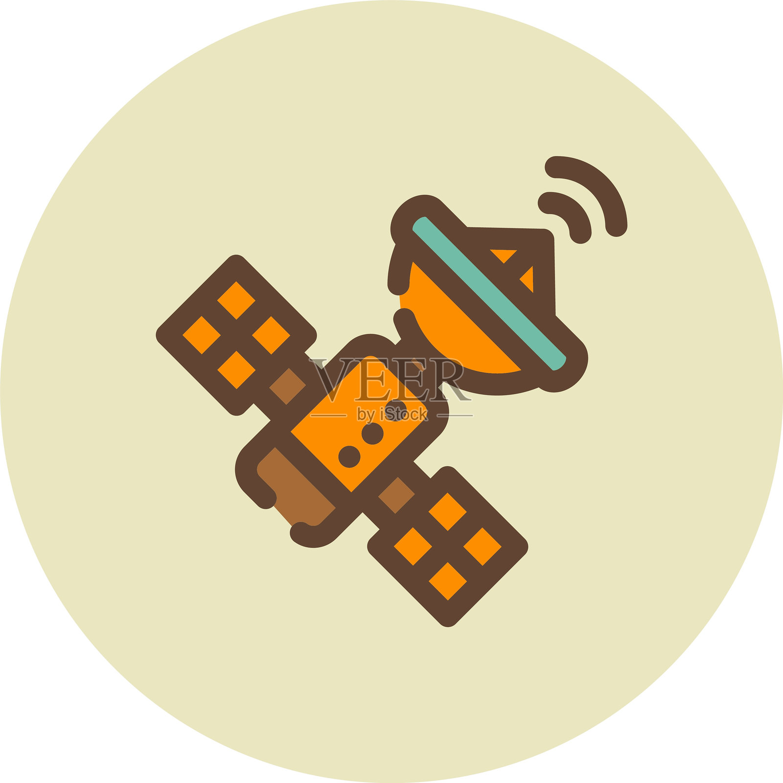 卫星图标插画图片素材