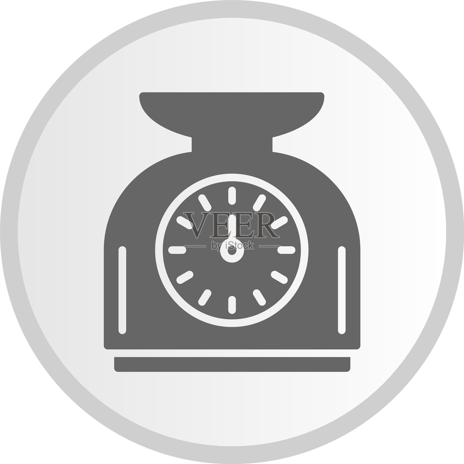 灰色图标的比例符号圆圈插画图片素材