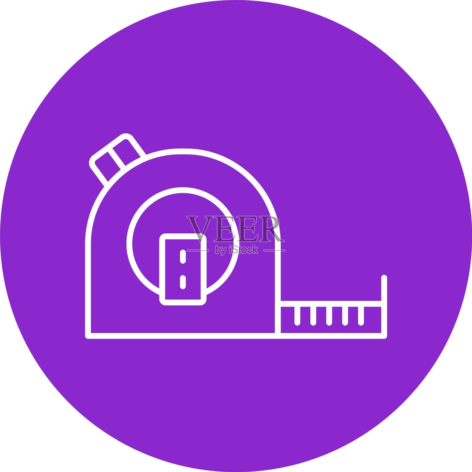 卷尺插画图片素材