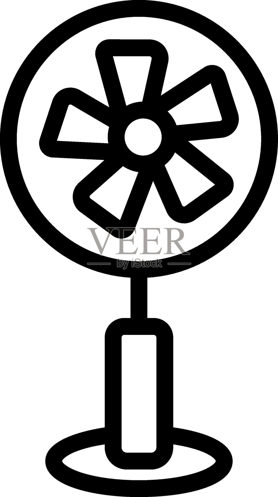 灯塔微风矢量设计图标风格插画图片素材