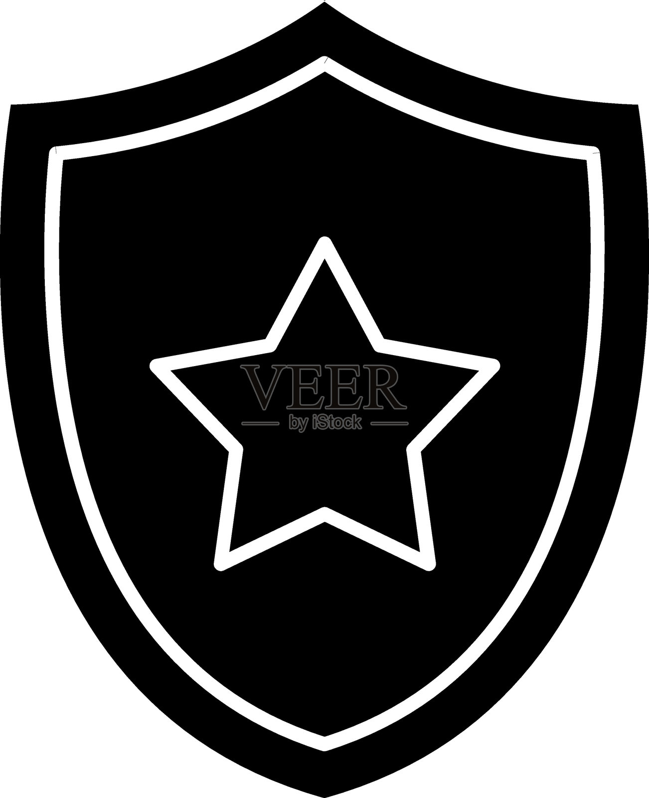 盾牌图标矢量设计插画图片素材