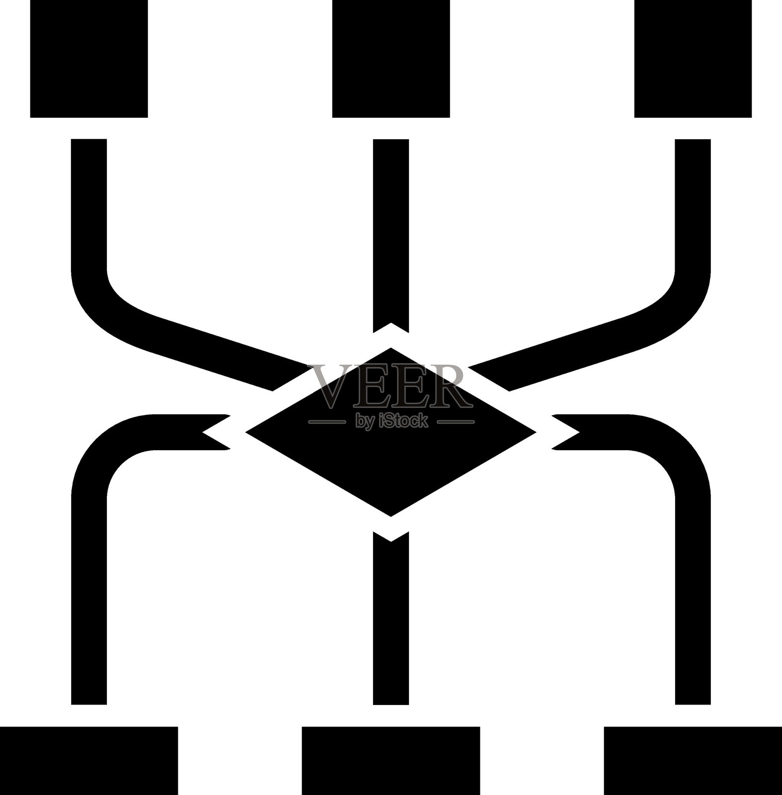 流程图图标矢量设计插画图片素材