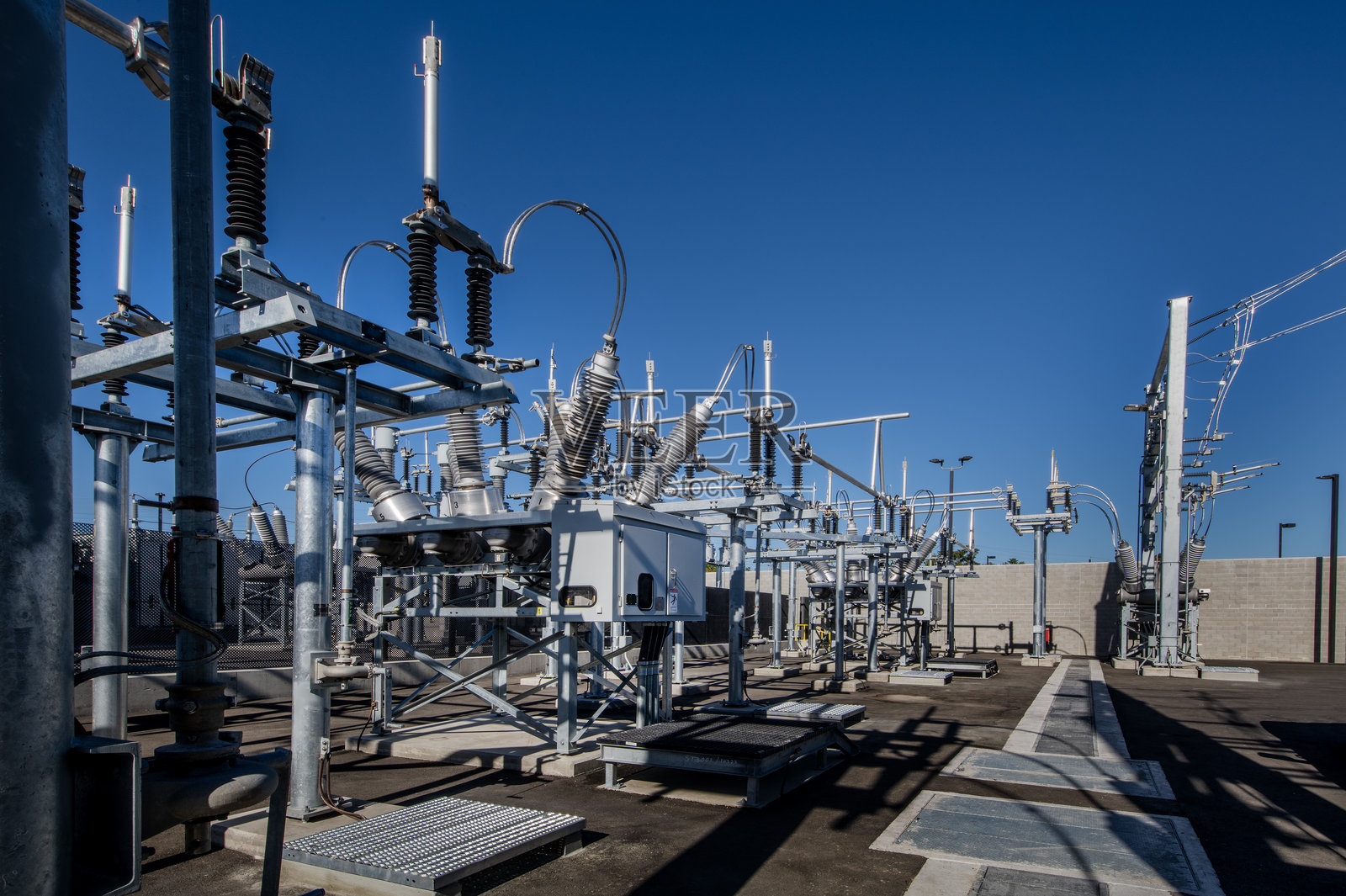 电力变电站照片摄影图片