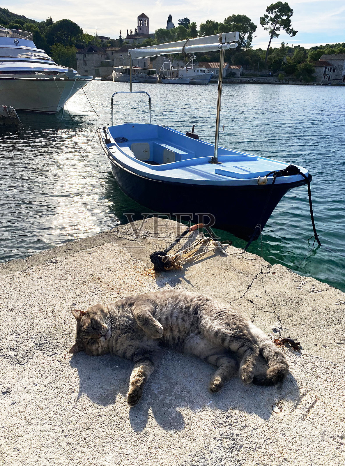 克罗地亚德尔维尼克维利岛照片摄影图片