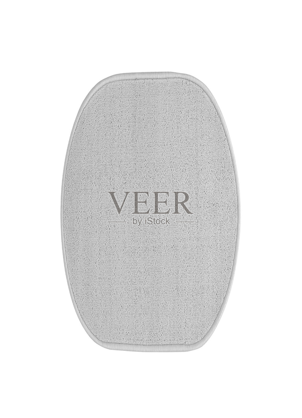 紫色浴室地垫孤立在白色背景上照片摄影图片