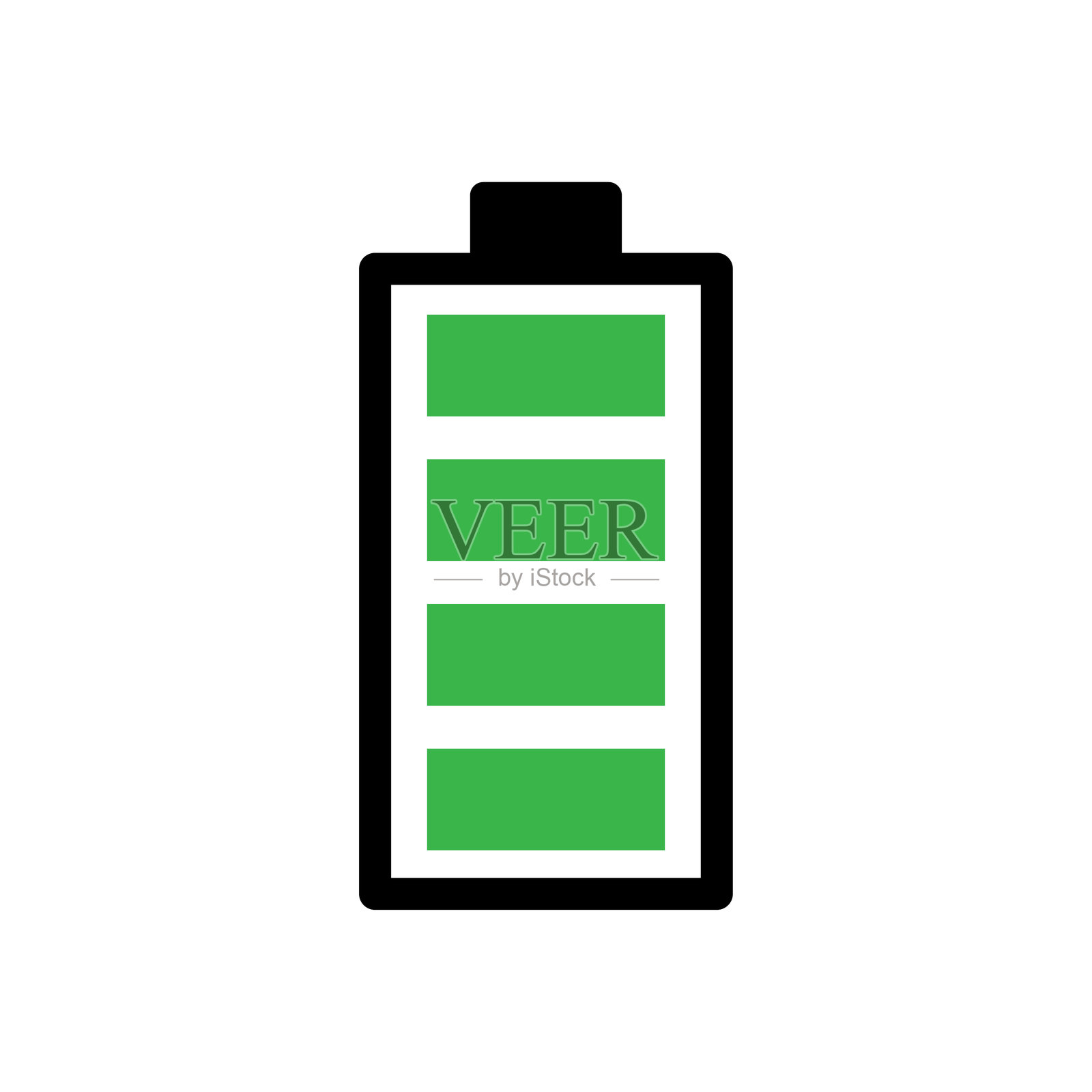 电池图标logo设计模板，独立插图插画图片素材