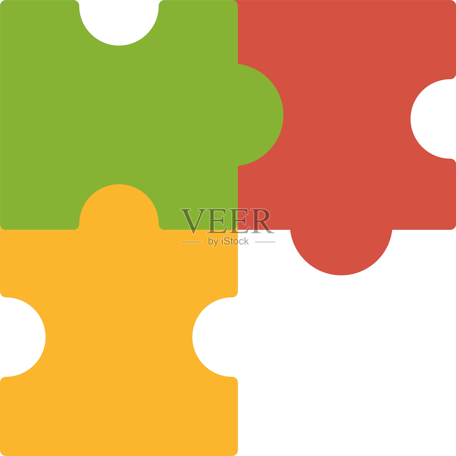 拼图图标插画图片素材